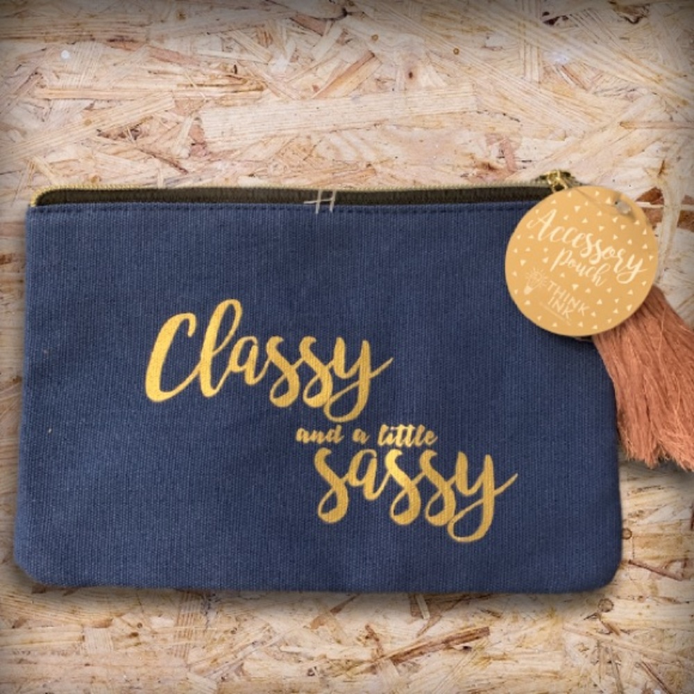 Classy and a Little Sassy Cosmetic Bag